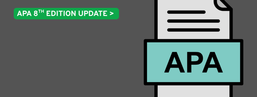 APA 8TH EDITION Update
