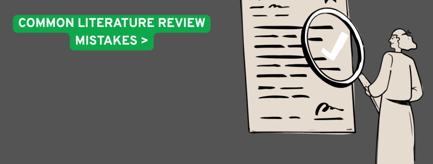 Literature review mistakes